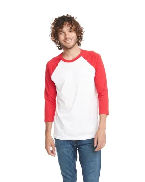 6251-Next Level Apparel-RED/ WHITE