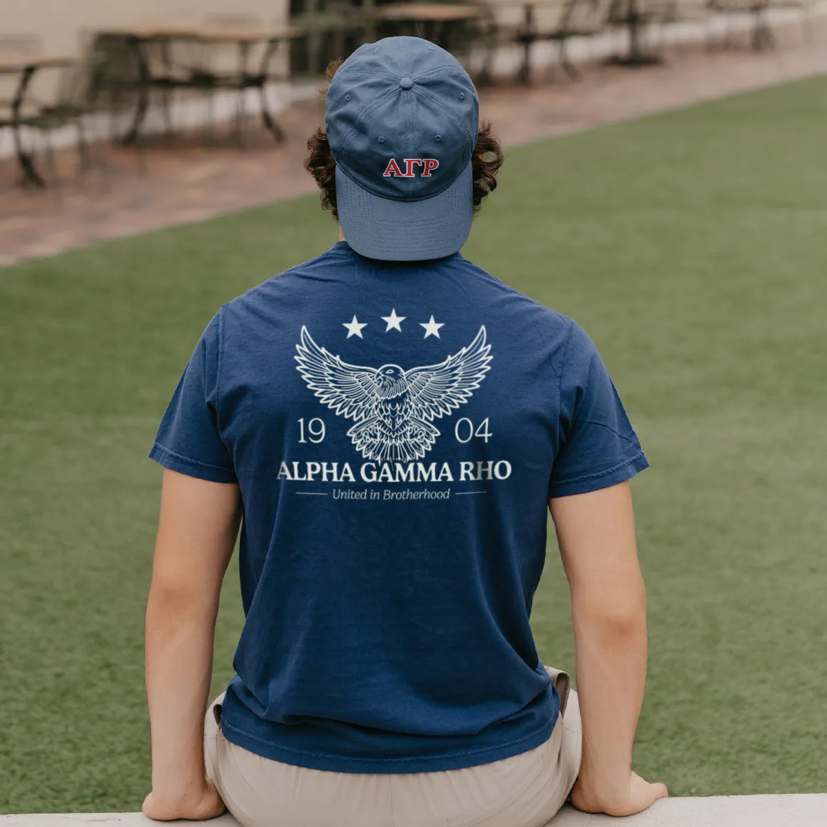 AGR Comfort Colors Patriotic Eagle Short Sleeve Tee