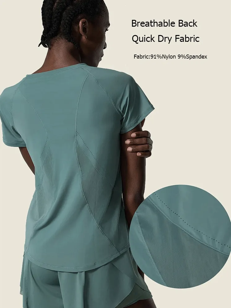 Breathable Nylon Gym Wear for Yoga and Running - SF2081