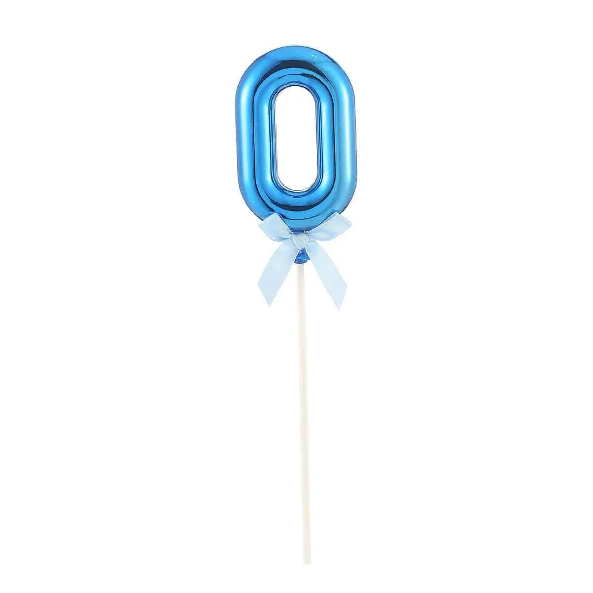 Cake Topper Number '0' - Blue