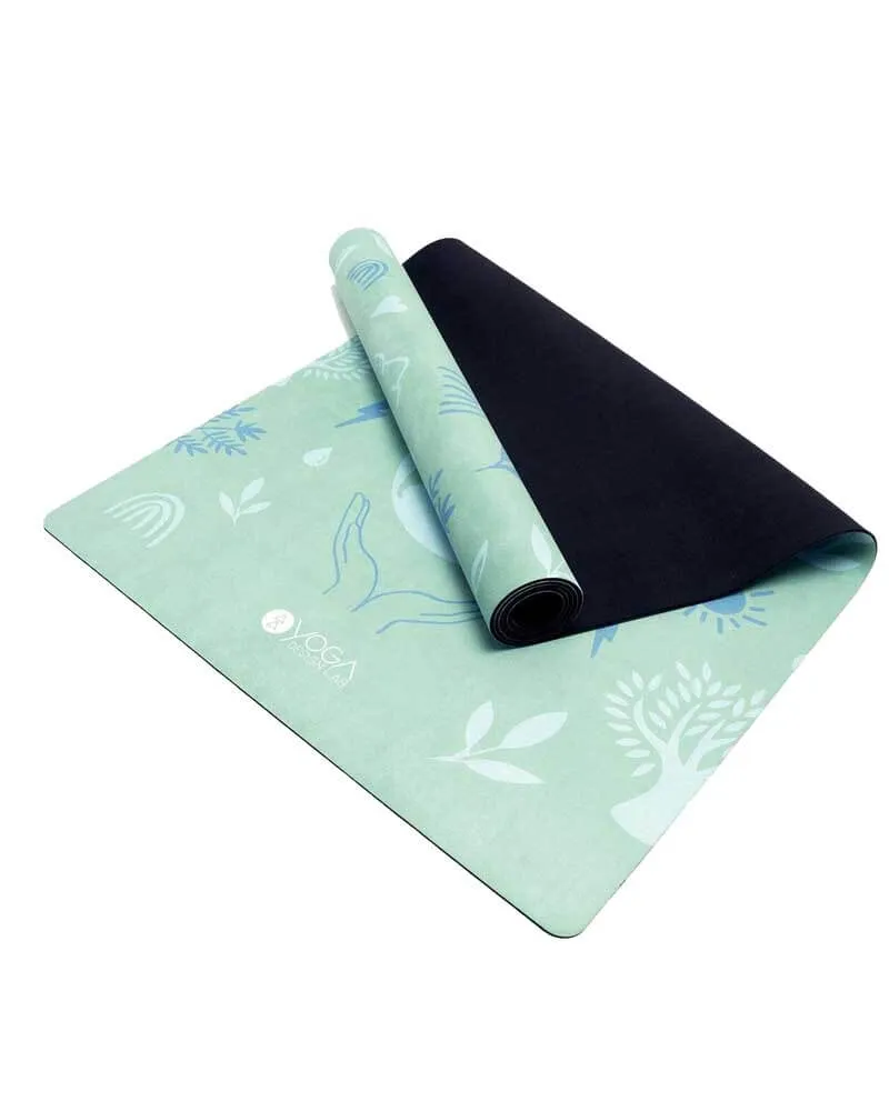 Combo Yoga Mat - 2-in-1 (Mat   Towel) - Earth Green