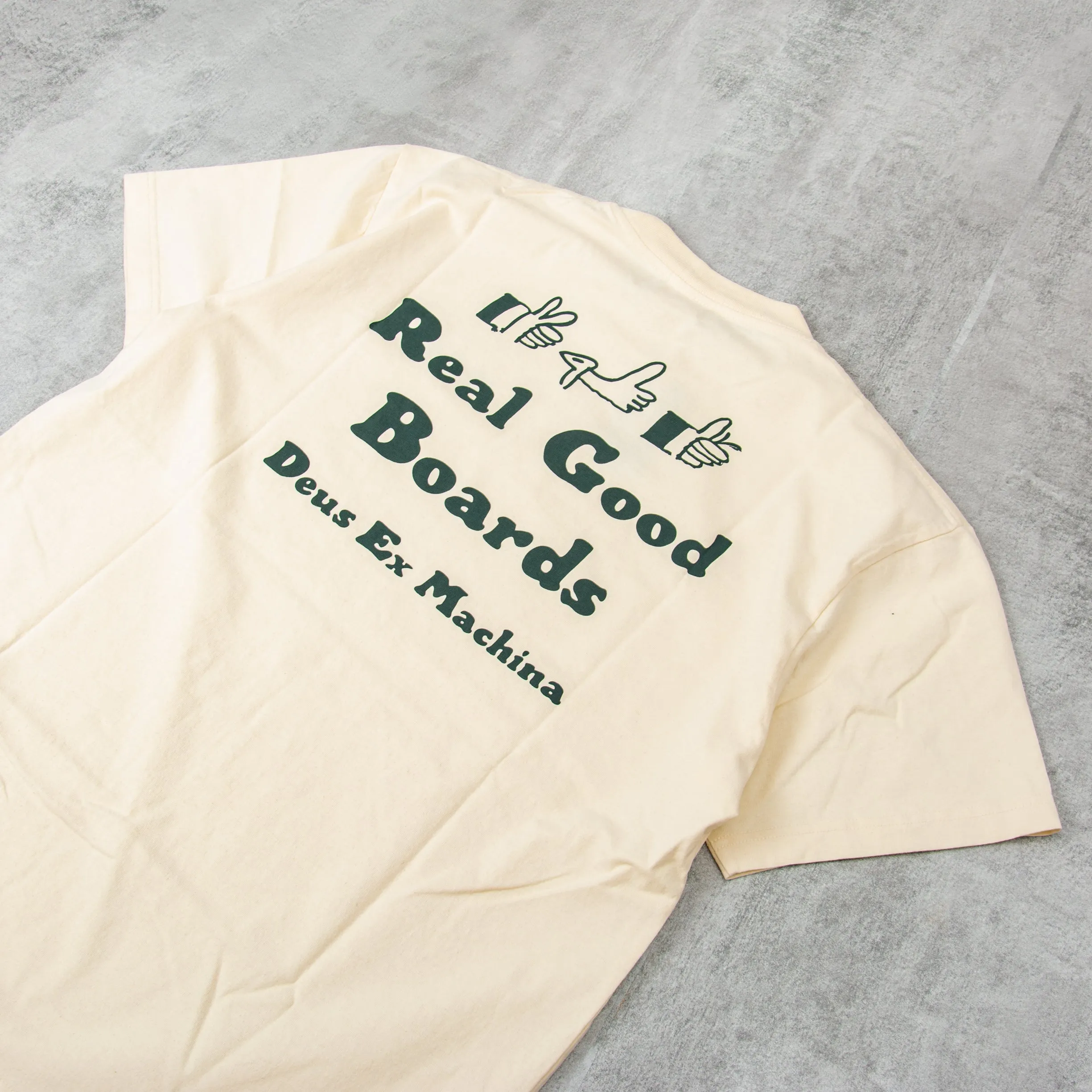 Deus ex Machina Real Good Tee - Dirty White