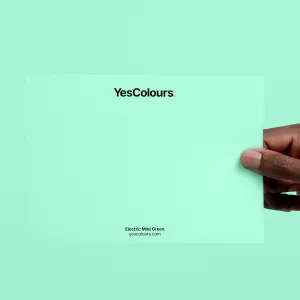 Electric Mint Green paint swatch