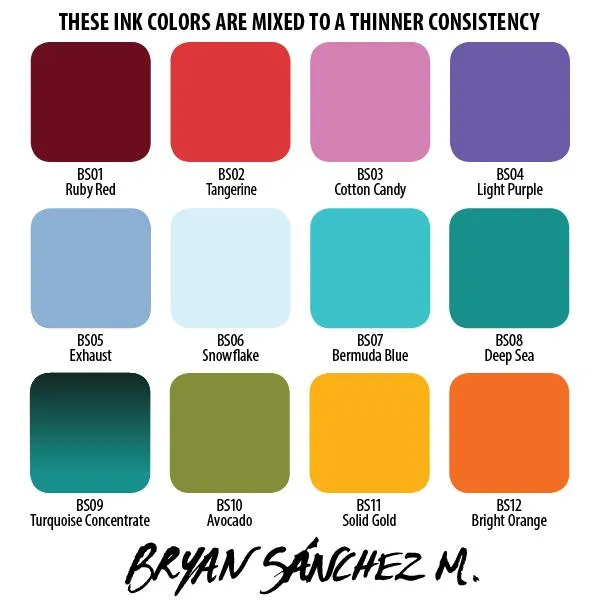 Eternal Bryan Sanchez M. Watercolour Set