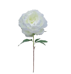 Faux White Queen Peony Flower