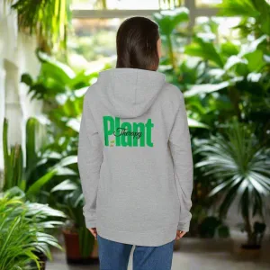 Fleece Hoodie Plant Therapy Print