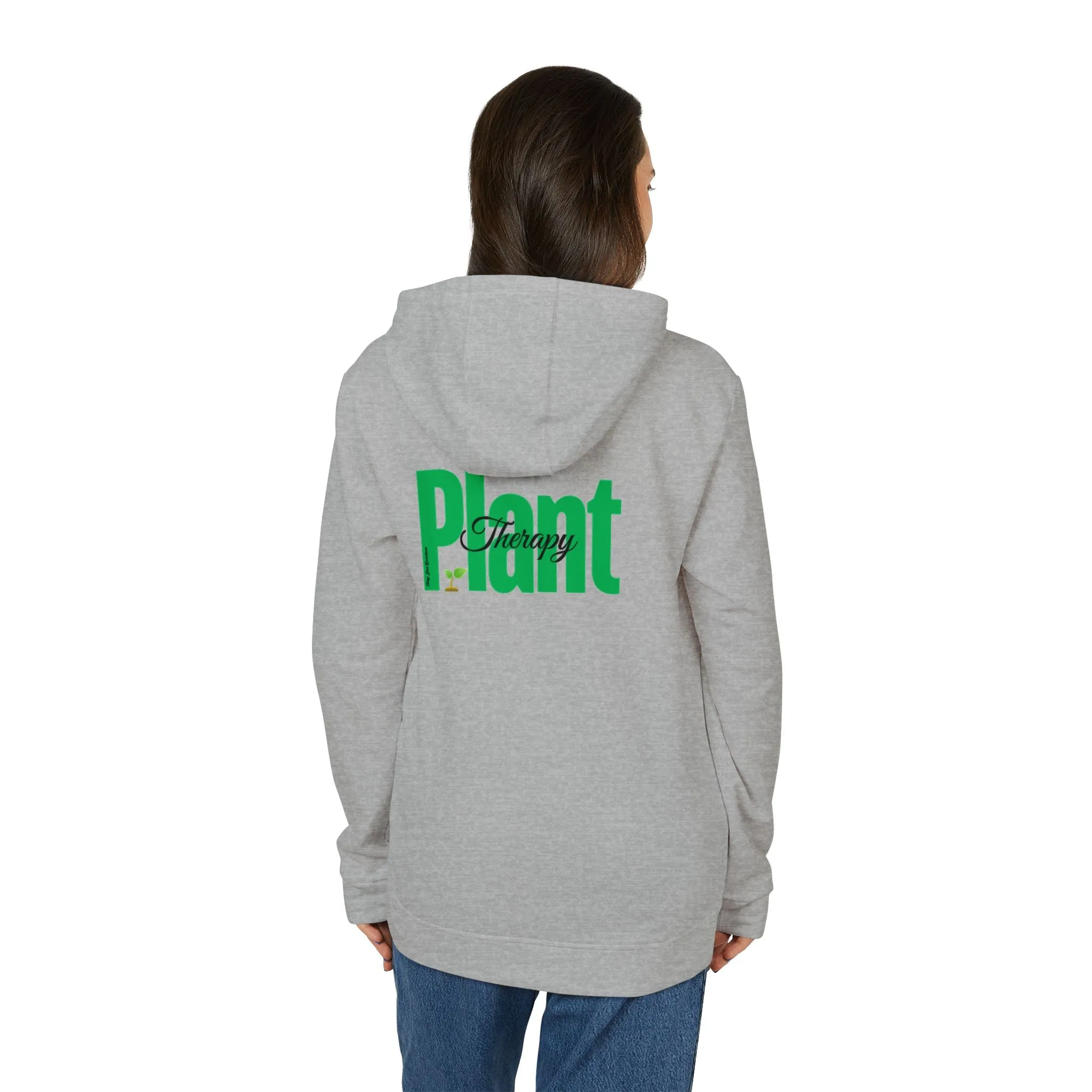 Fleece Hoodie Plant Therapy Print
