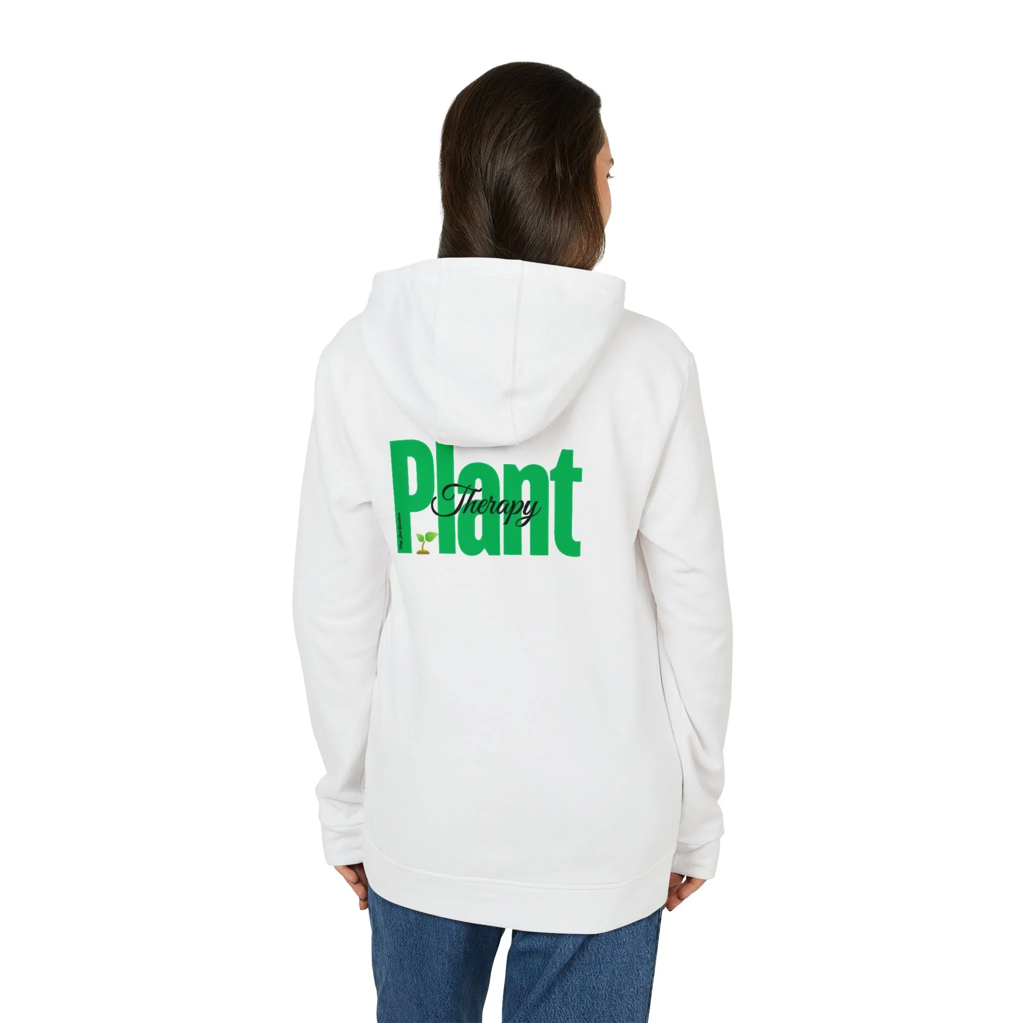 Fleece Hoodie Plant Therapy Print