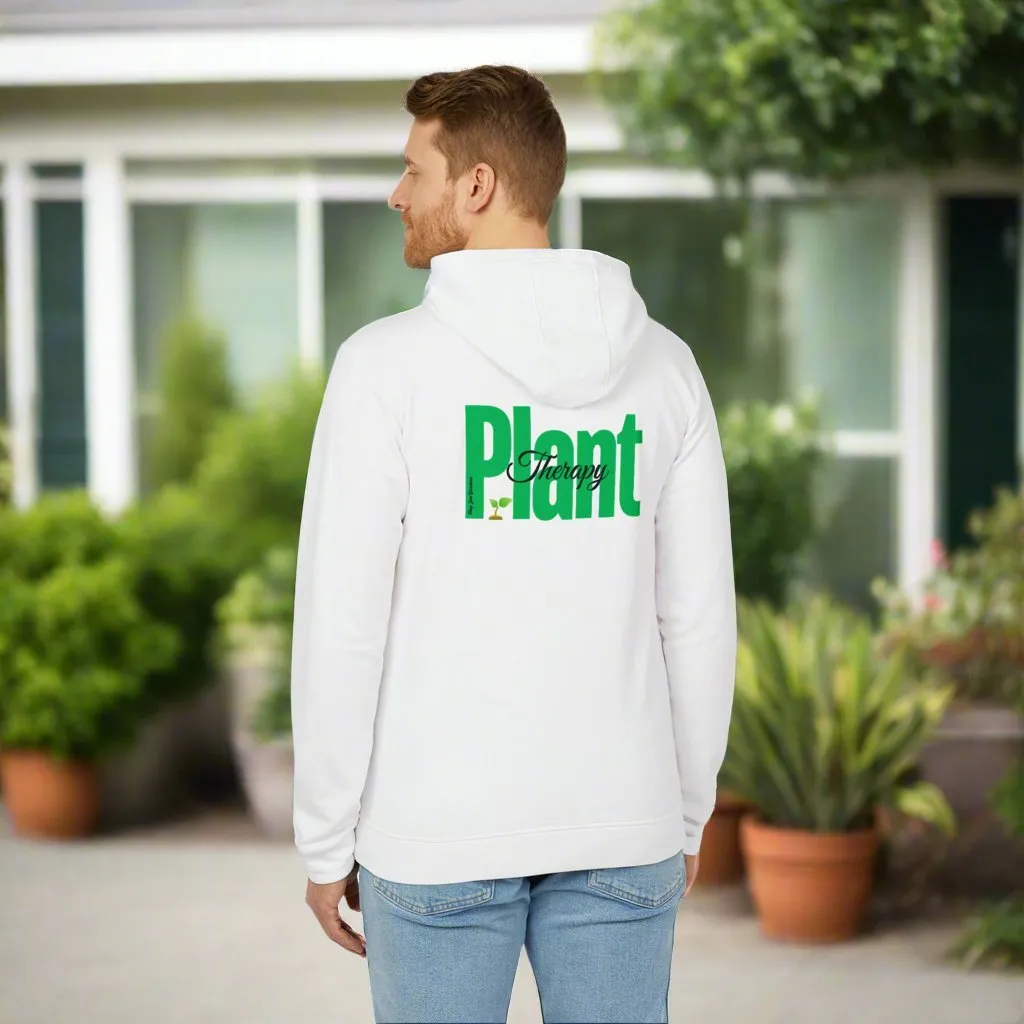 Fleece Hoodie Plant Therapy Print