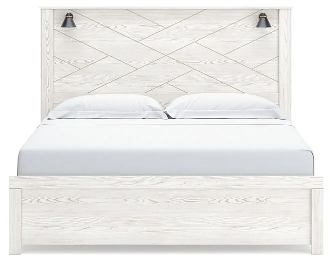Gerridan King Panel Bed with Dresser and 2 Nightstands