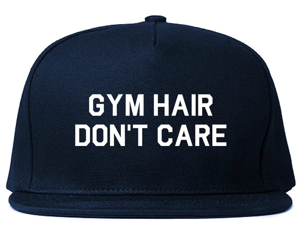 Gym Hair Dont Care Mens Snapback Hat