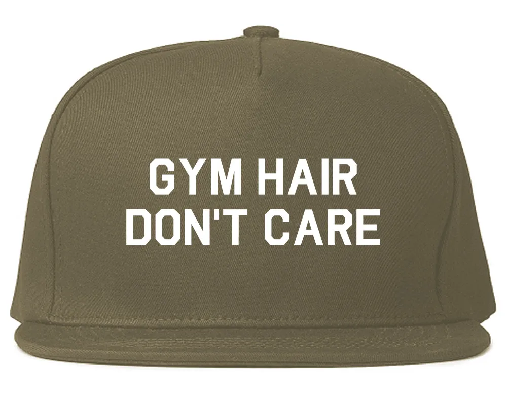 Gym Hair Dont Care Mens Snapback Hat