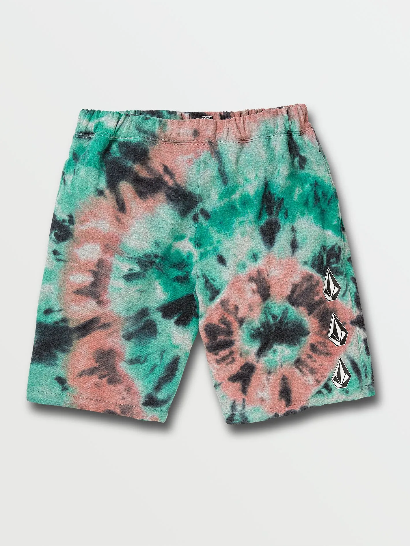 Iconic Stone Plus Fleece Shorts - Tie Dye