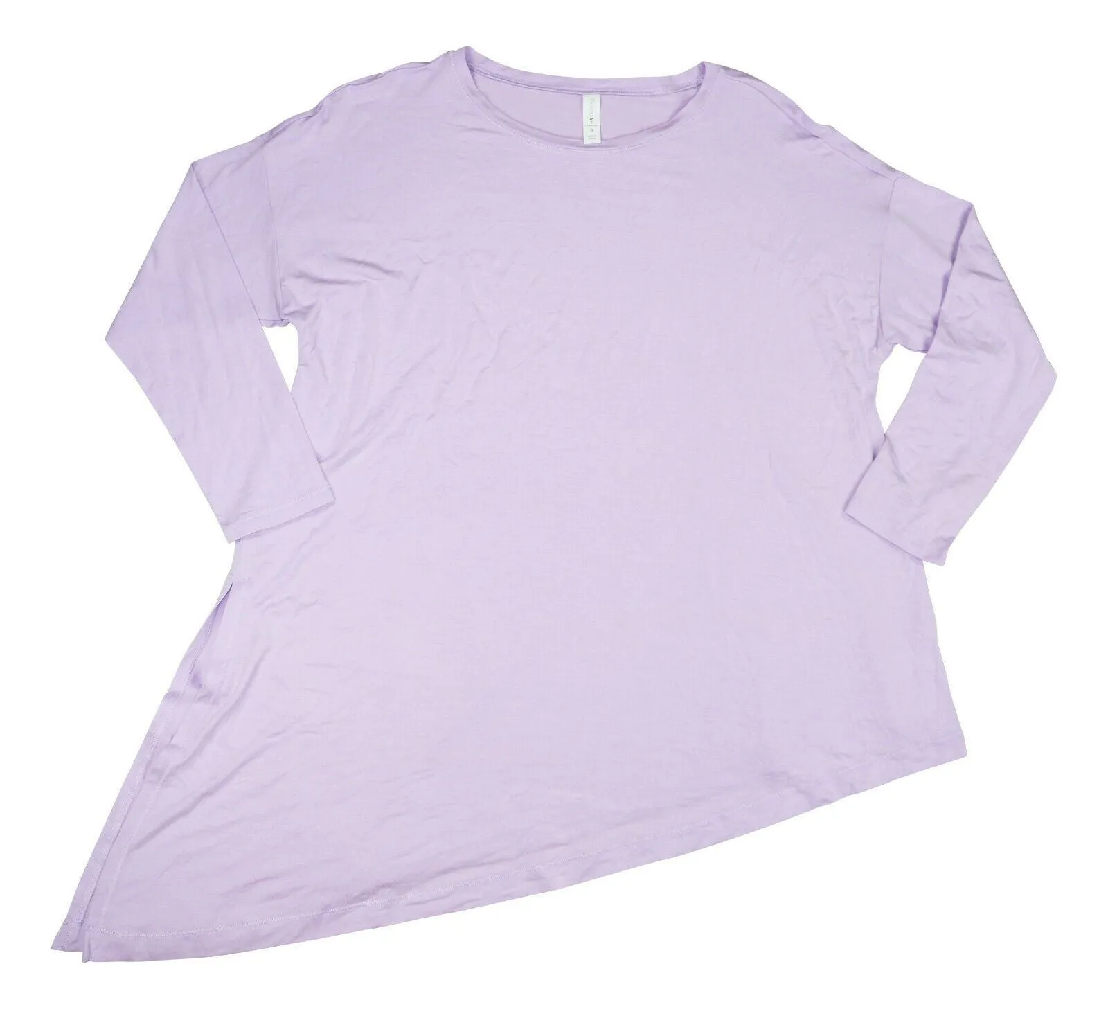 Ideology Asymmetrical Hem Long Sleeve Athletic Top