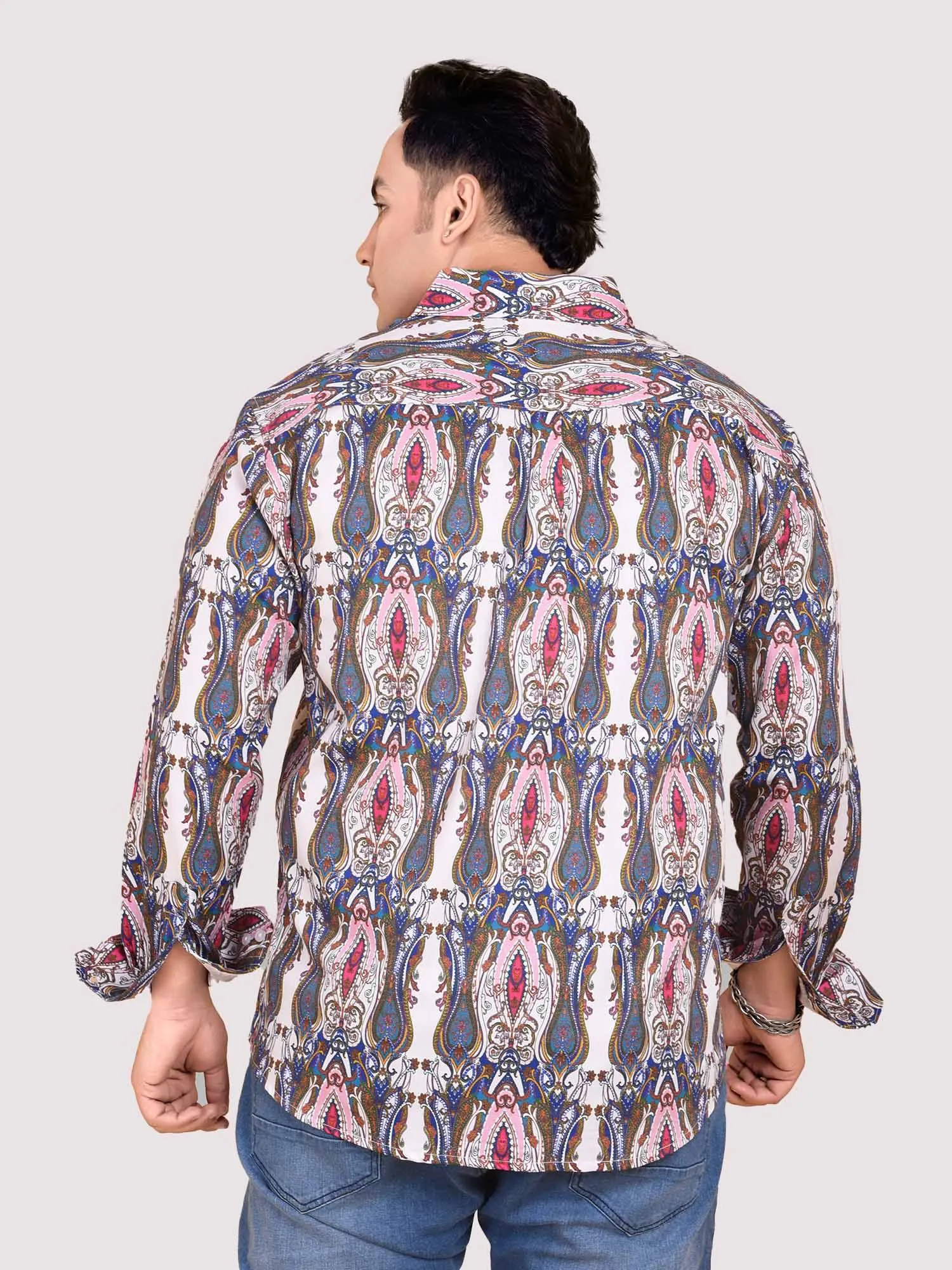 Imperial Printed Cotton Full sleeve Men's Plus size