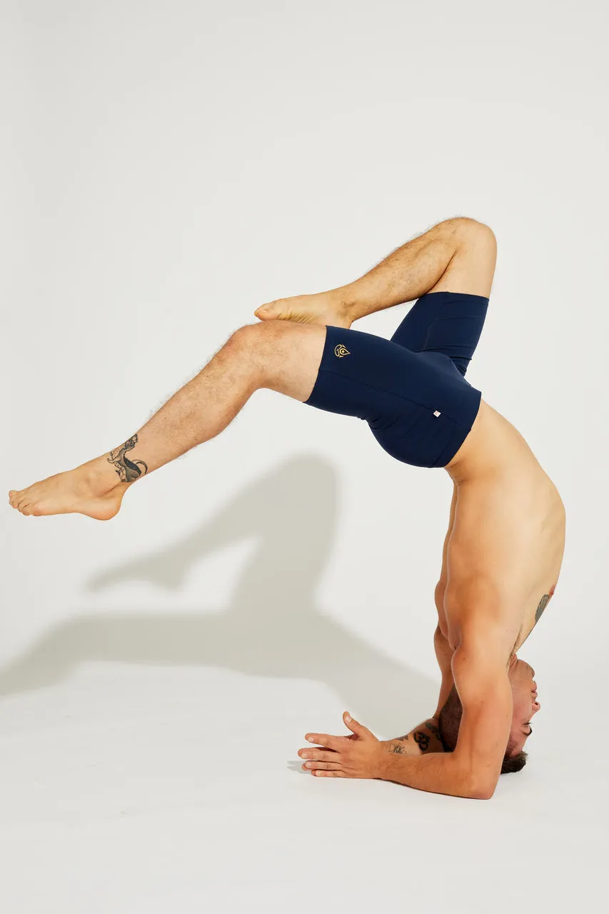 Men's Cycling Shorts, Navy Blue, Cool form Light