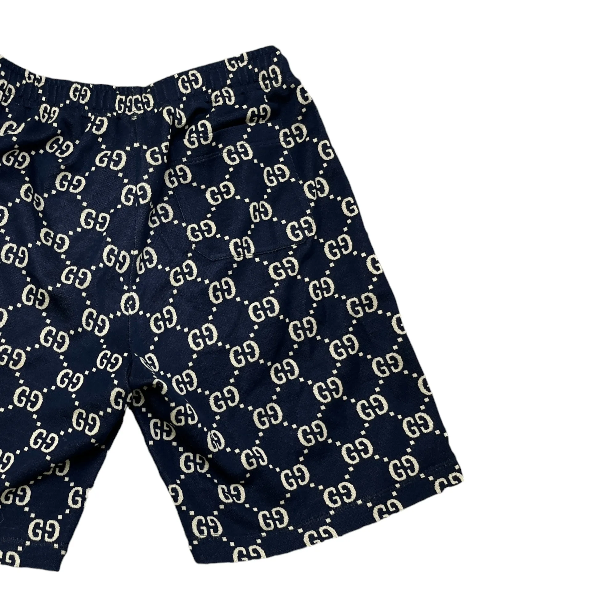 Men's Gg Jacquard Shorts Navy Size S