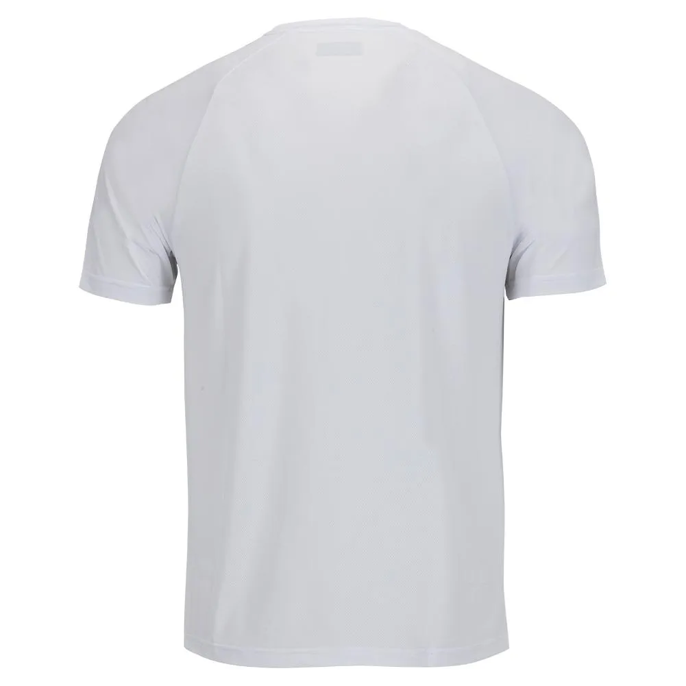 Men`s Spray Gradient Printed Tennis Crew