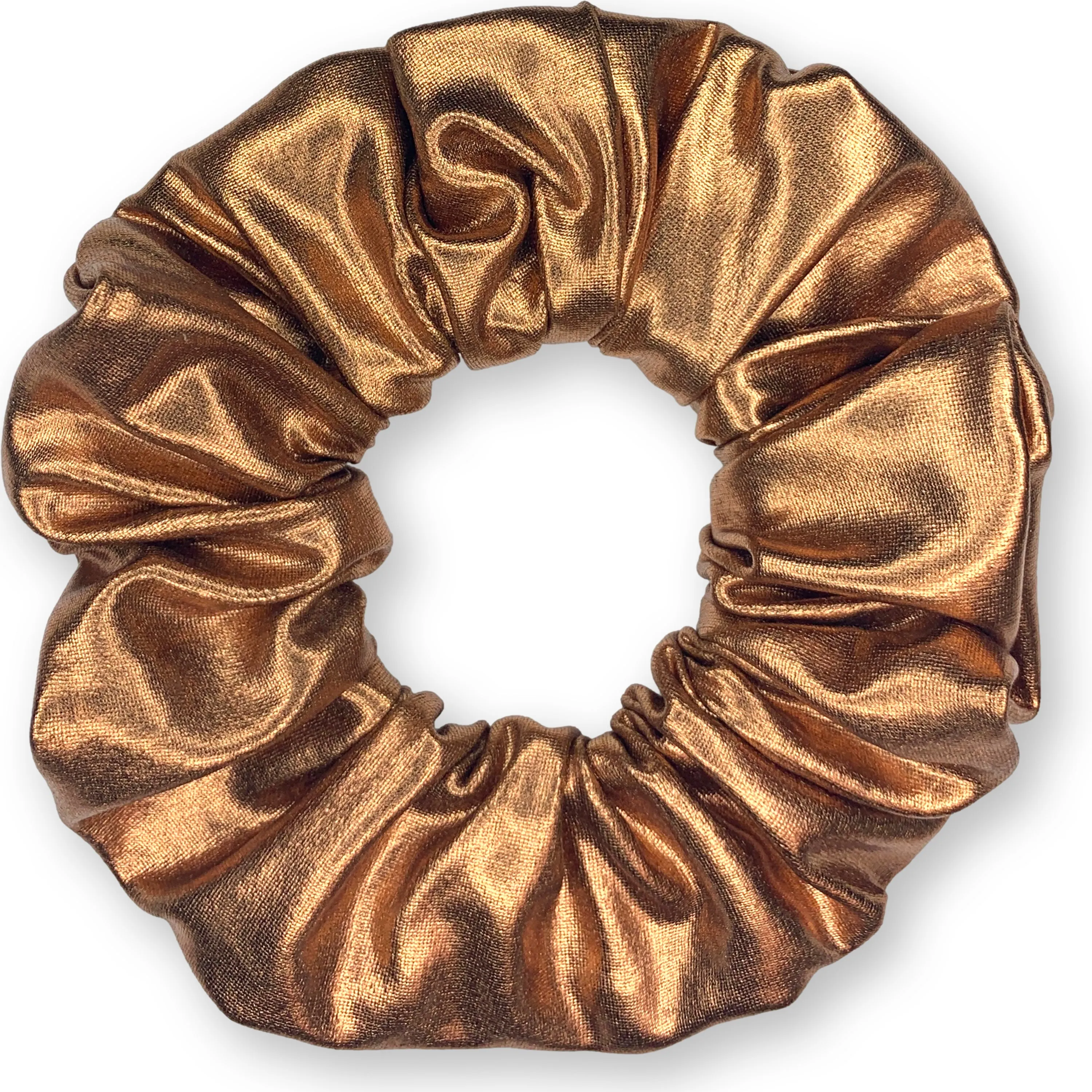 Metallic Scrunchies Available in 3 Sizes Made in the USA Copper
