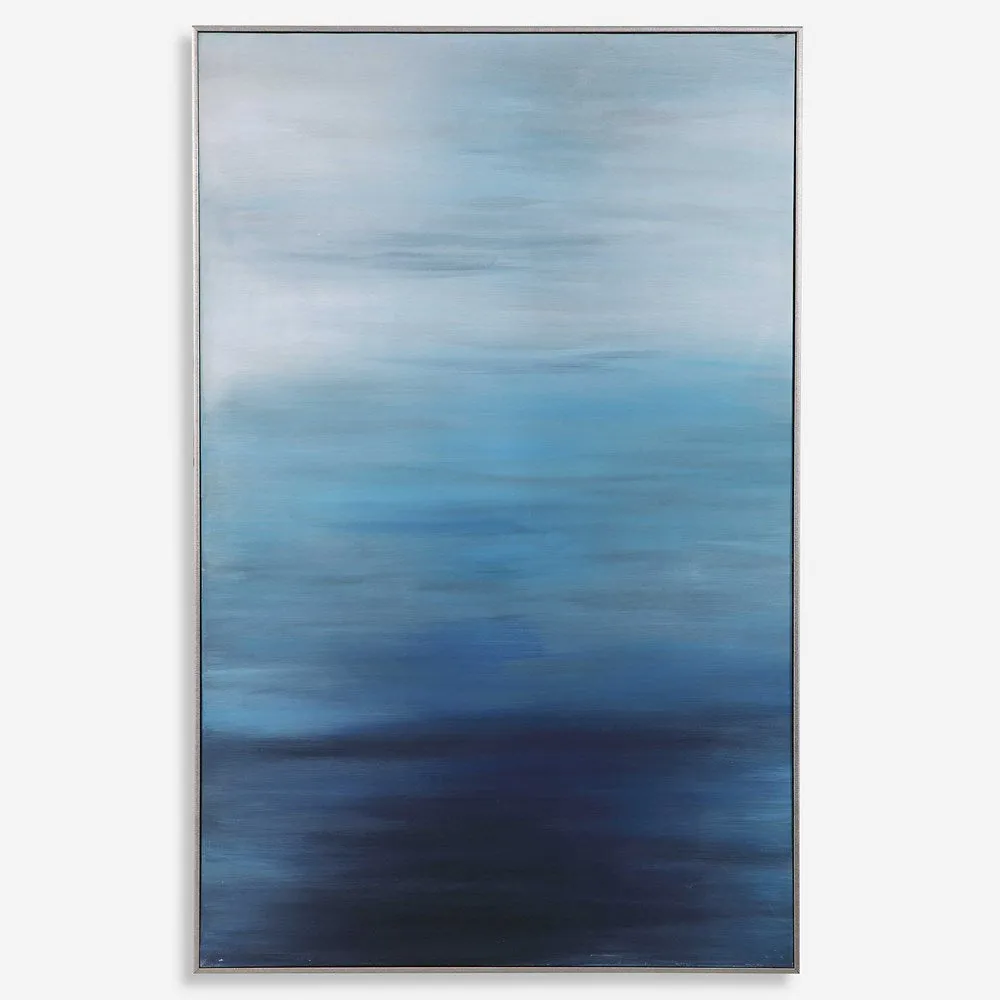MOONLIT SEA HAND PAINTED CANVAS