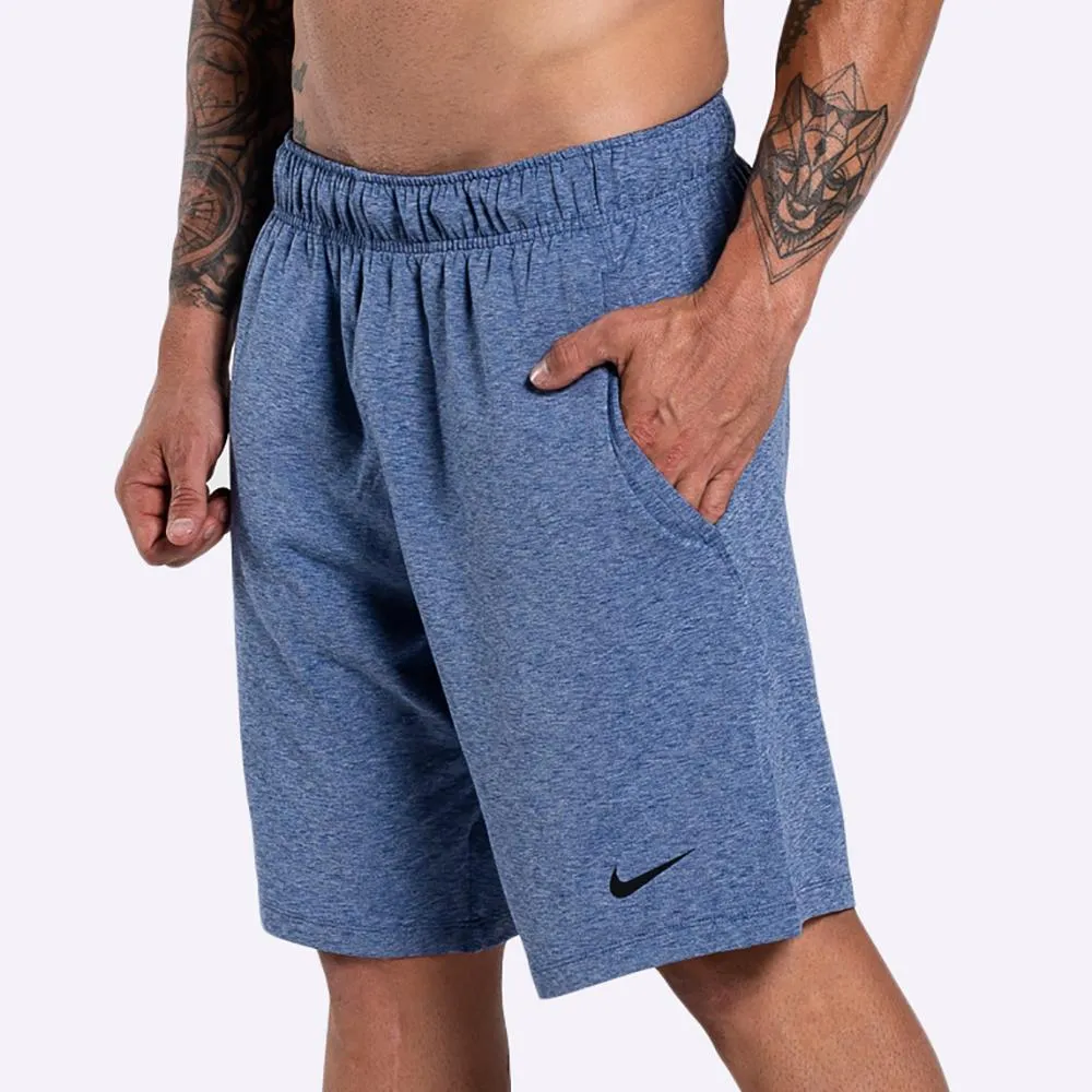 Nike - Yoga Dri-FIT Men's Shorts - DEEP ROYAL BLUE/HEATHER/BLACK