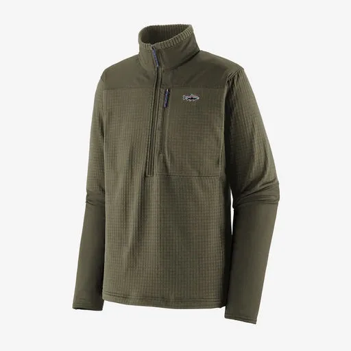 Patagonia Mens R1 Fitz Roy 1/4 Zip