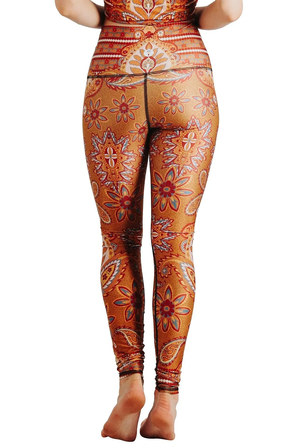 Rad Paisley Printed Yoga Leggings