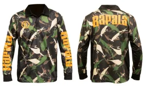 Rapala Kids Tournament Fishing Jersey - Camo