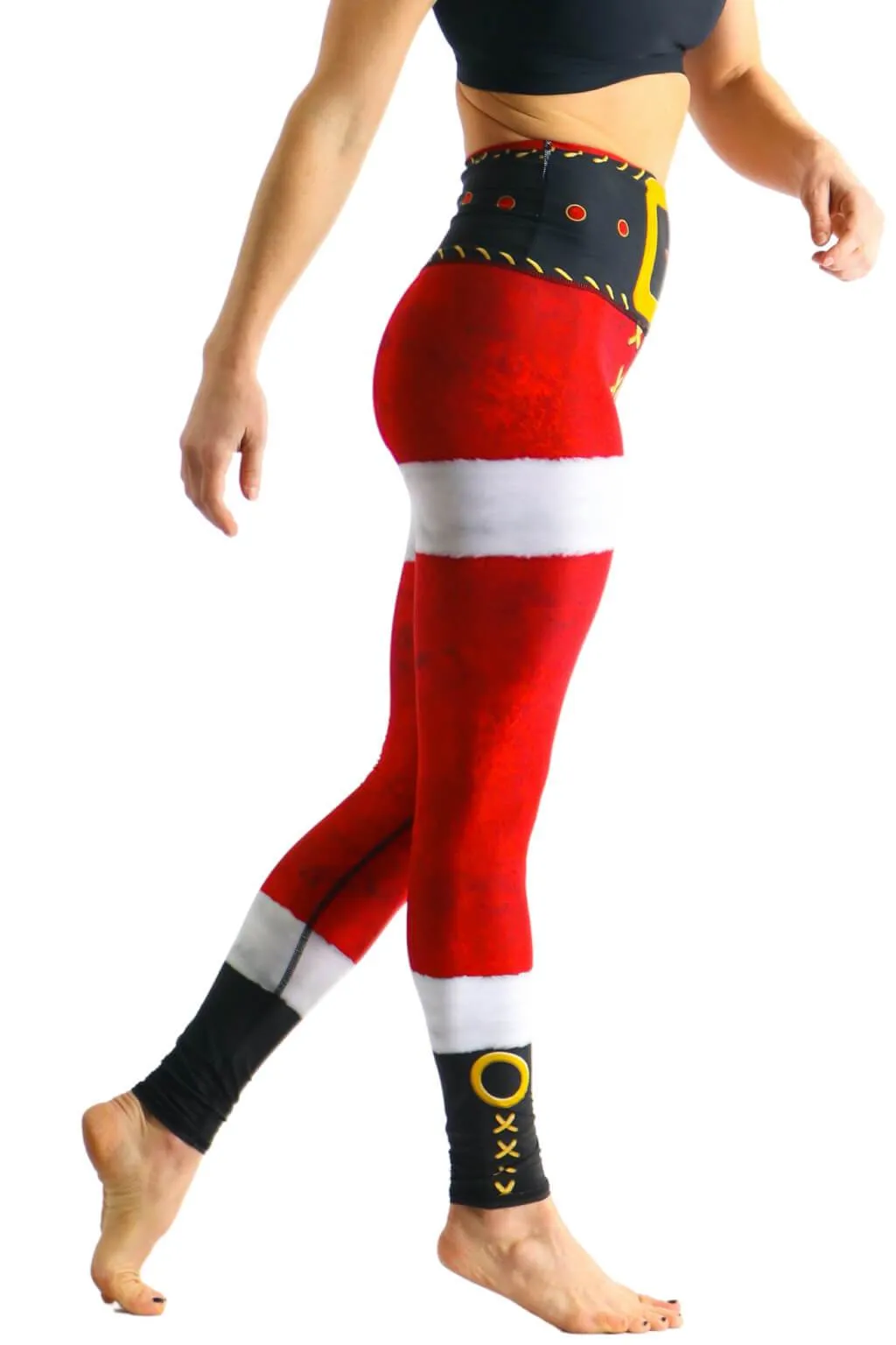 SantaCon Printed Yoga Leggings