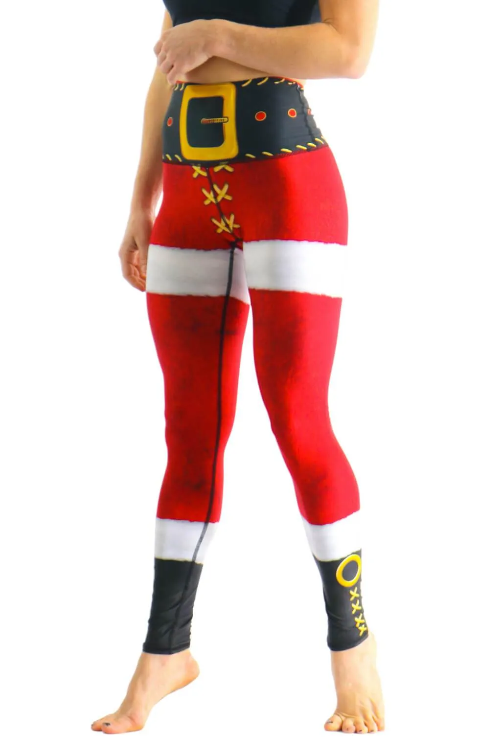 SantaCon Printed Yoga Leggings
