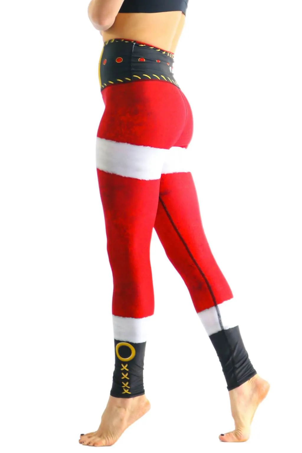 SantaCon Printed Yoga Leggings