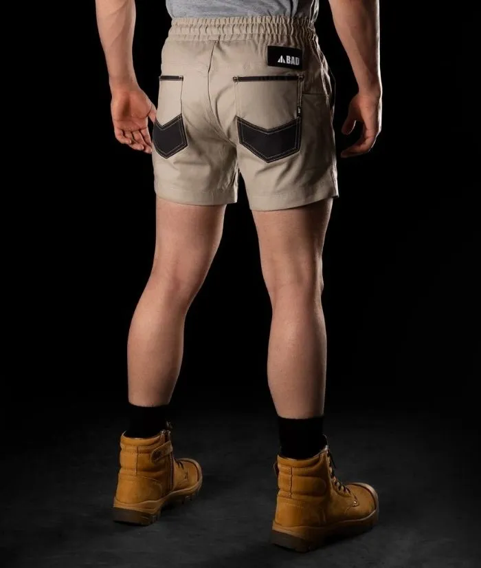 Saviour Elastic Waist Work Short Shorts