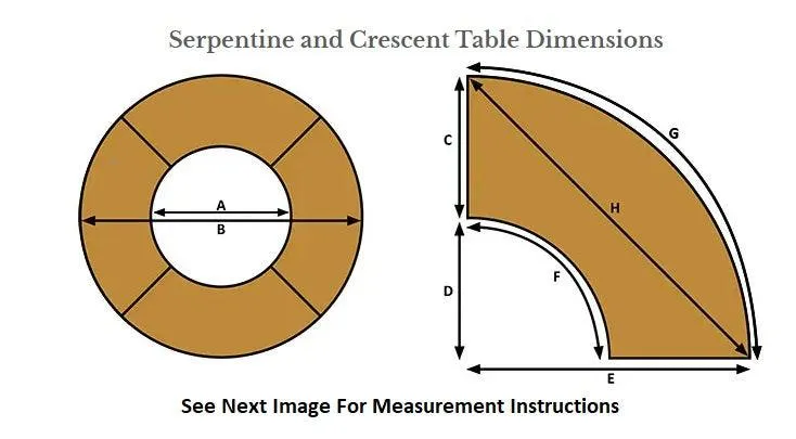 Spandex 3660 Serpentine Table Cloth