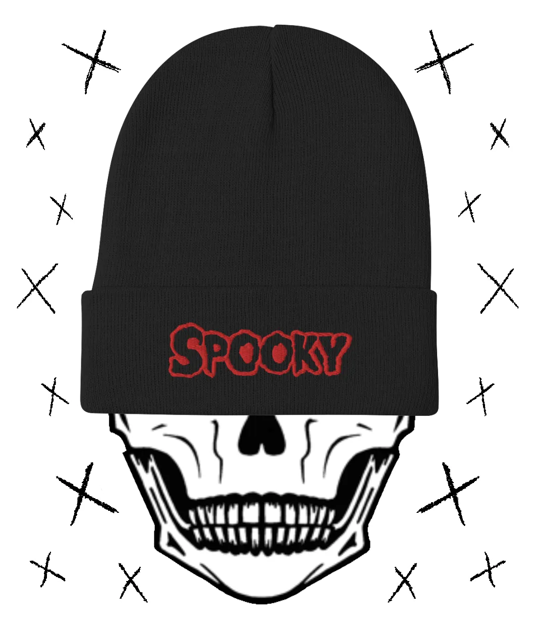 SPOOKY Embroidered Beanie