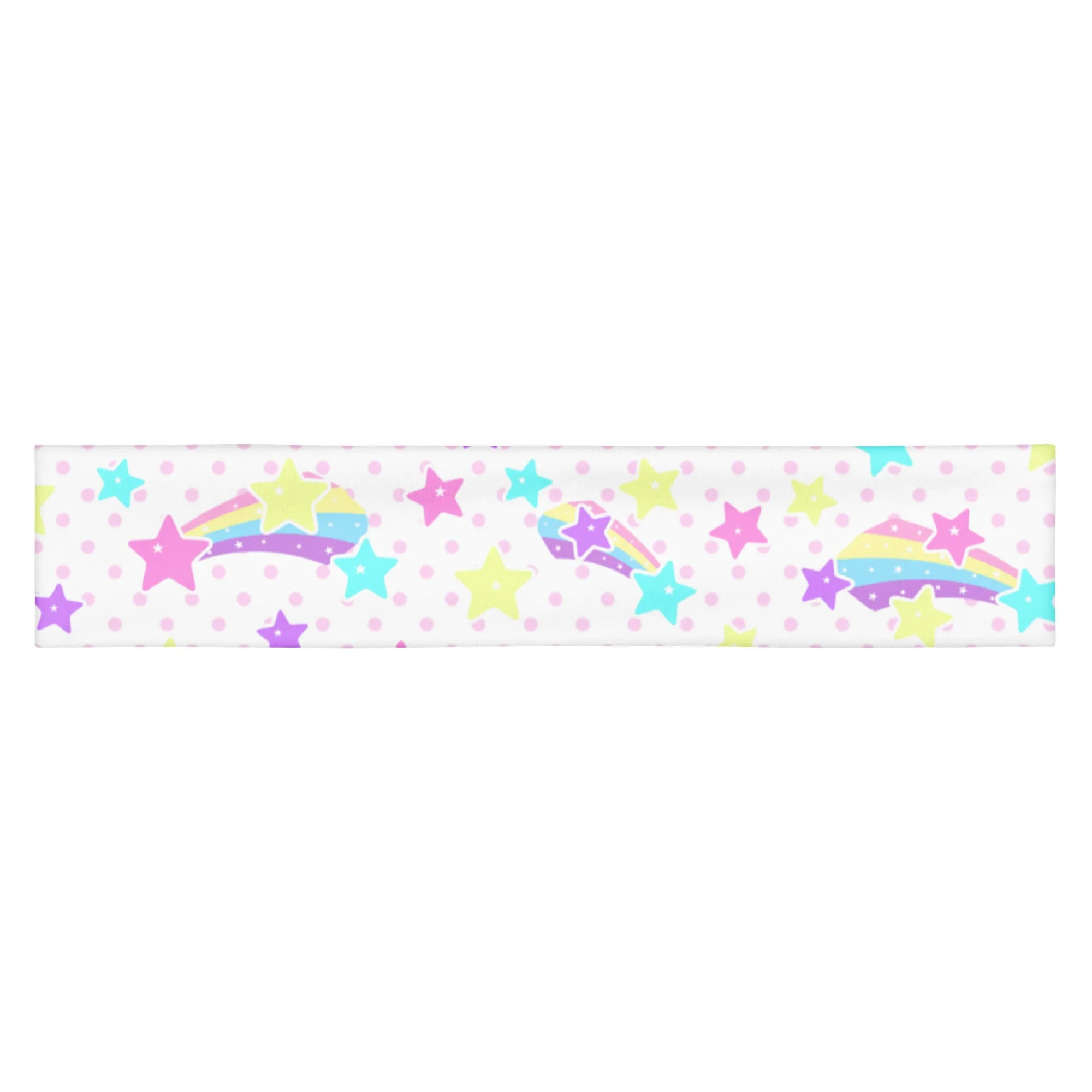 Starry Party White Stretchable Headband