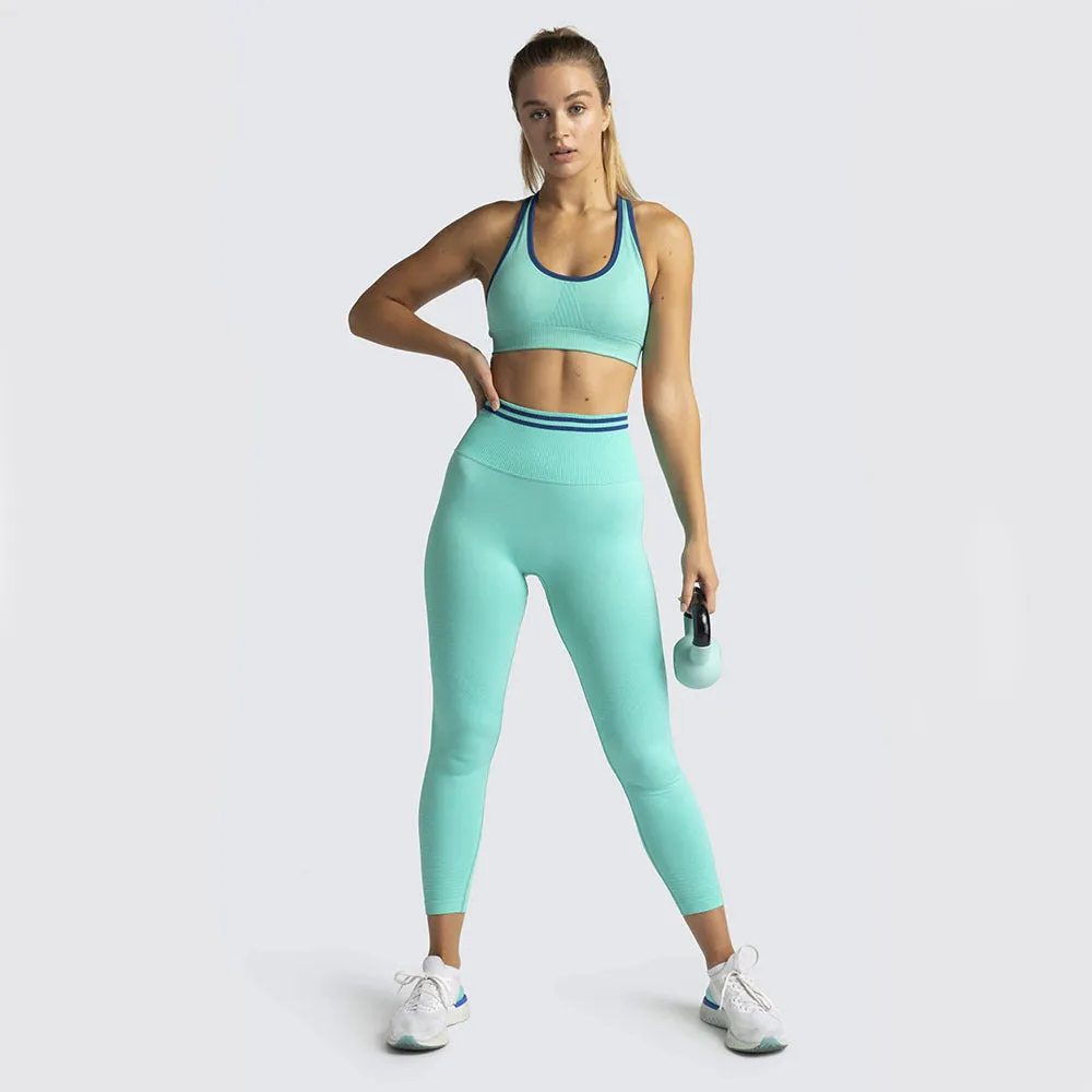 Wholesale High-waist Sports Bra & Pants Suit