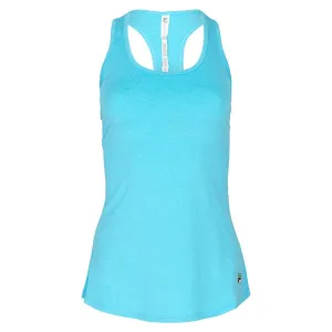 Women's Racerback Pickleball Tank Scuba Blue Heather