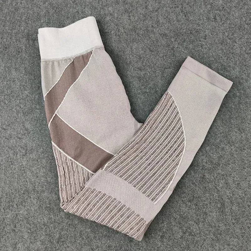 Women's Seamless Mesh Leggings - High-Quality Yoga Pants for Women