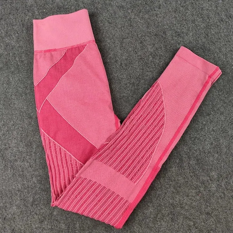 Women's Seamless Mesh Leggings - High-Quality Yoga Pants for Women