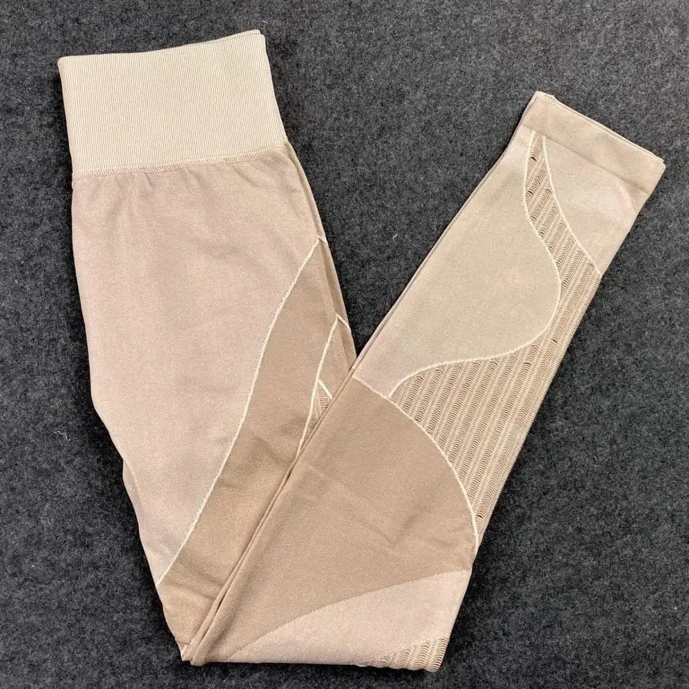 Women's Seamless Mesh Leggings - High-Quality Yoga Pants for Women