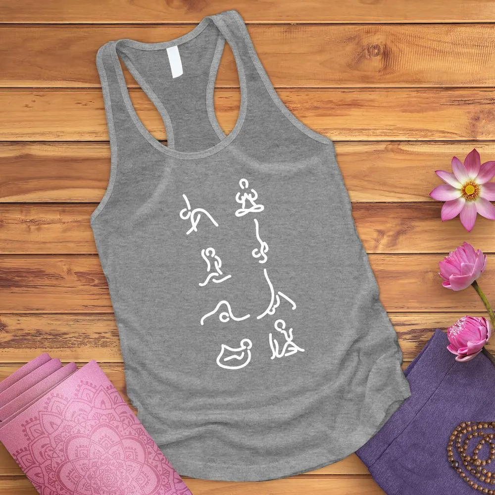 Yoga Meditation Poses Tank Top